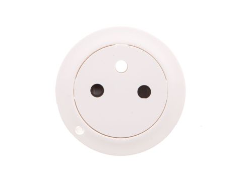 CELIANE Plakietka gniazda płaskiego wskaźnik 2P+Z biała 068115