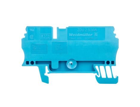 Złączka szynowa 3-przewodowa 2,5mm2 niebieska Ex ZDU 2.5/3AN BL 1608550000