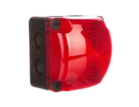 Sygnalizator ostrzegawczy czerwony 24V DC LED stały IP66 853.100.55