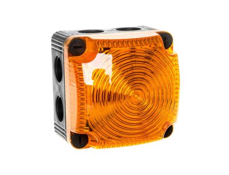 Sygnalizator ostrzegawczy żółty 24V DC LED stały IP65 853.300.55