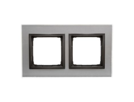 Simon 54 Nature Ramka podwójna szkło BURZOWA CHMURA DRN2/72