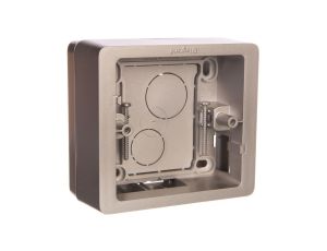 CELIANE puszka natynkowa pojedyncza tytanowa 080244