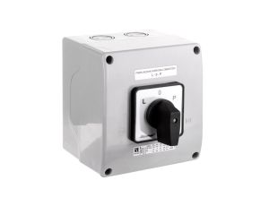 Łącznik krzywkowy L-O-P 100A w obudowie pokrętło czarne SK100-3.8368OB18