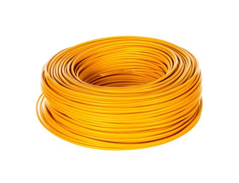 Przewód instalacyjny H07V-K 1,5 żółty 29137 /100m/