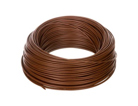 Przewód instalacyjny H05V-K 1 brązowy 29116 /100m/