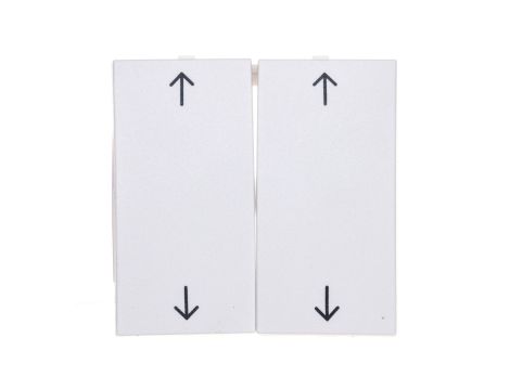 Klawisz symbol strzałka świecznikowy śnieżnobiały tworzywo 16441909