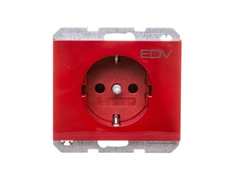 K.1/K.5 Gniazdo SCHUKO z nadrukiem EDV czerwone 47157115