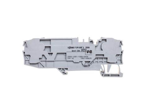 Złączka 2-przewodowa 6mm2 bezpiecznikowa szara TOPJOBS 2006-1681/1000-434