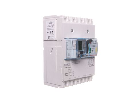 Wyłącznik mocy 4P 160A 16kA z zabezpieczeniem różnicowoprądowym DPX3 160 420037