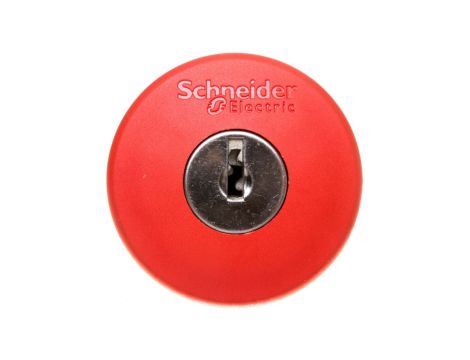 Napęd przycisku grzybkowego czerwony z kluczykiem ZB5AS944