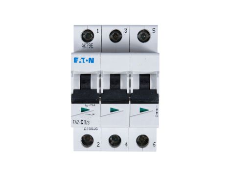 Wyłącznik nadprądowy 3P C 1A 15kA AC FAZ C1/3 278858