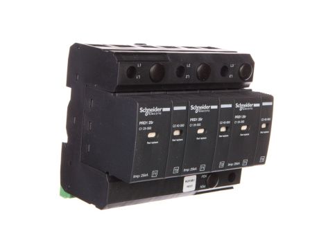 Ochronnik przeciwprzepięciowy PRD1 25R 3P 25KA z sygnalizatorem 16331