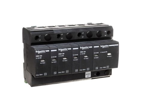 Ogranicznik przepieć Typ T1+T2 4P 25kA z sygnalizacją PRD1 16332