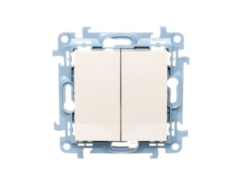 Simon 10 Łącznik świecznikowy 10AX IP44 kremowy CW5B.01/41