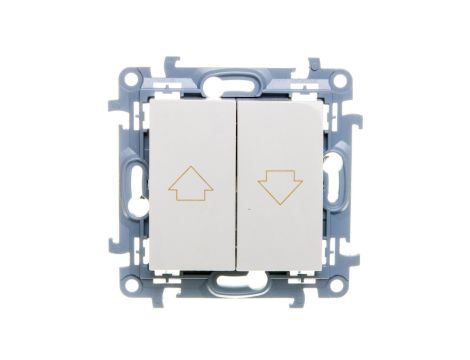 Simon 10 Łącznik żaluzjowy 10A IP20 biały CZW1.01/11