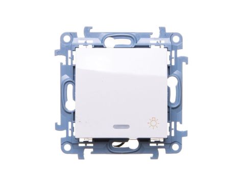 Simon 10 Przycisk /światło/ z podświetleniem LED biały CS1L.01/11