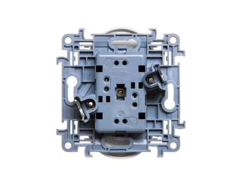 Simon 10 Gniazdo podwójne b/u białe 16A 250V IP20 CG2M.01/11