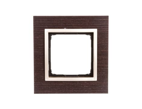 Simon 54 Nature Ramka pojedyncza drewno ZŁOTE WENGE DRN1/85