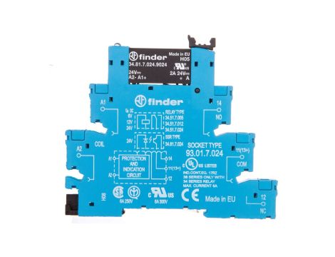 Przekaźnikowy moduł sprzęgający półprzewodnikowy 2A 24V DC 6,2mm 38.81.7.024.9024