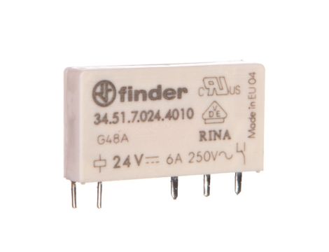 Przekaźnik 1P 6A 24V DC styk AgSnO2 34.51.7.024.4010