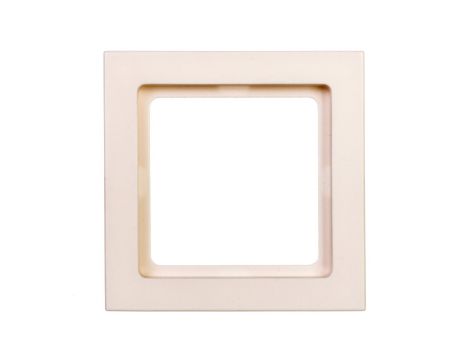 Berker Q.3 Ramka pojedyncza pozioma/pionowa biała aksamit 10116099