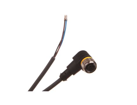 Przewód ze złączem żeńskim M12 3-piny kątowe z kablem 2m WKC4T-2/TXL 6625512