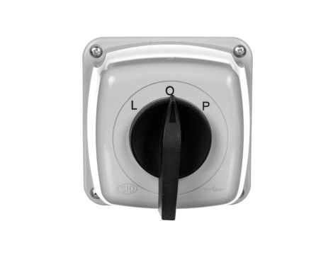 Łącznik krzywkowy ŁUK 40-43 w obud. 40A 3P przełącznik L-O-P IP65 924030