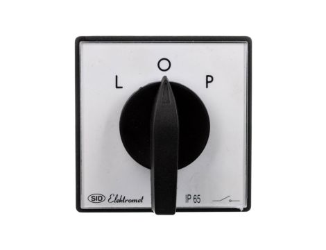 Łącznik krzywkowy L-0-P 16A 3P zatablicowy z płytką przednią ŁUK E16-42 951641