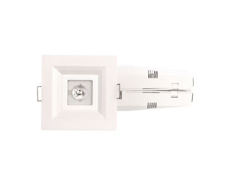 Oprawa awaryjna LOVATO P ECO LED 1W 120lm (opt. otwarta) 3h jednozadaniowa biała LVPO/1W/E/3/SE/X/WH