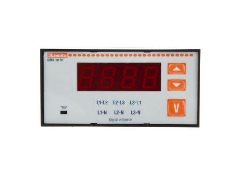 Woltomierz 3-fazowy cyfrowy tablicowy 15-660V AC IP54 DMK10R1