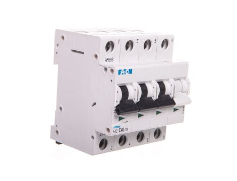 Wyłącznik nadprądowy 3P+N C 40A 15kA AC FAZ C40/3N 278979