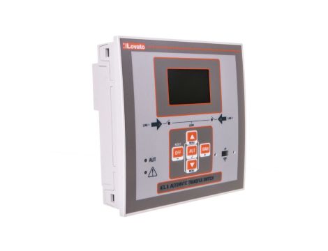 Sterownik układu SZR z zasilaniem 110-240VAC/12-24VDC i modułami EXP do kontroli 2 trójfazowych źródeł zasilania ATL610