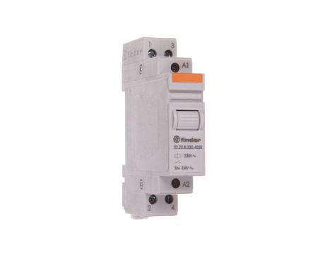 Przekaźnik modułowy mocy 1Z 1R 20A 230V AC, styk AgSnO2 F22-23-8-230-4000