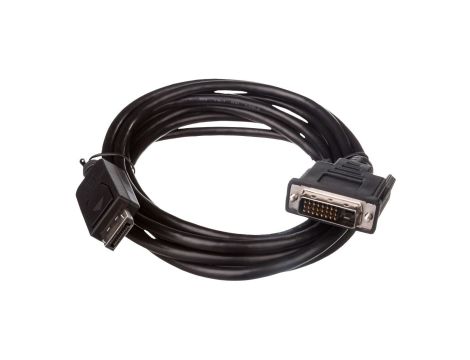 Kabel adapter DisplayPort 1.2 Typ DP/DVI-D(24+1), M/M czarny 3m AK-340301-030-S