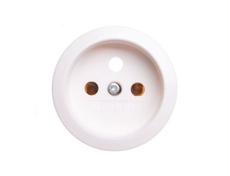 1930/Glas Płytka czołowa gniazda z/u z przesłonami śnieżnobiały 396579