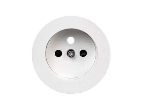 R.Classic Płytka czołowa gniazda z/u biały połysk 3965792089