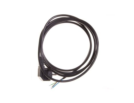 Przewód przyłączeniowy W-2 3x1,0 mm2 czarny z wtyczką kątową 3m 51.927