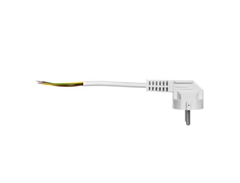 Przewód przyłączeniowy W-2 3x1,0 mm2 biały z wtyczką kątową 1,5m 51.921