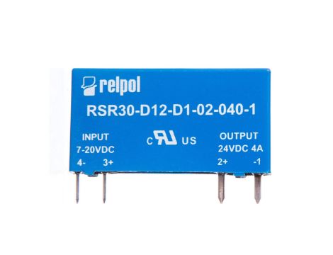 Przekaźnik półprzewodnikowy 1P do druku 4A DC 7-20V DC RSR30-D12-D1-02-040-1 2611996