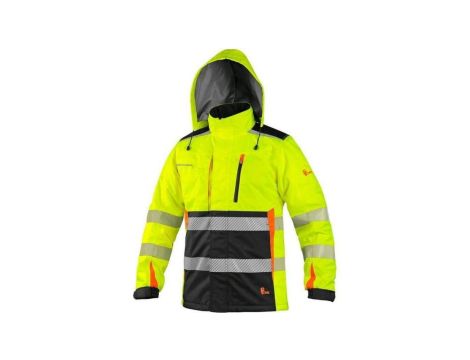 KURTKA OCIEPLANA ŻÓŁTO-CZARNA CXS BENSON ROZMIAR M