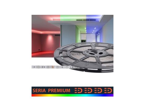 Taśma Premium 12V 30led RGB SMD5050 (100)