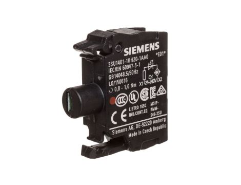 Oprawka blok LED czerwony 24-240V AC-DC montaż czołowy przył śrubowe SIRIUS ACT 3SU1401-1BH20-1AA0