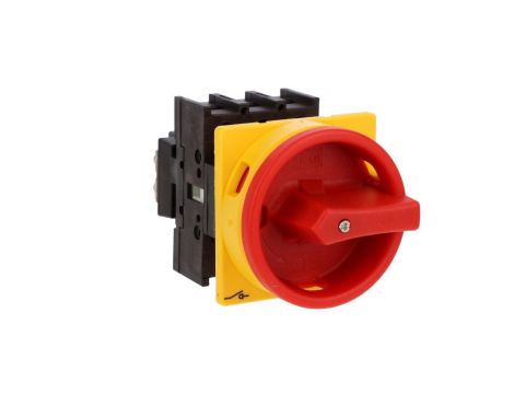 Rozłącznik 40A 3P natablicowy czerwono-żółta rączka z blokadą P1-40/EA/SVB 199894