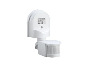 Ścienny czujnik ruchu zmierzchu 180stopni 1200W Maclean Energy MCE25 biały MCE25