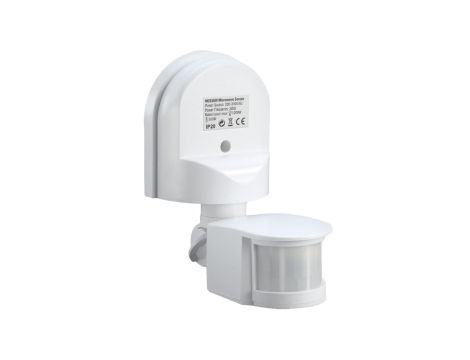 Ścienny czujnik ruchu zmierzchu 180stopni 1200W Maclean Energy MCE25 biały MCE25