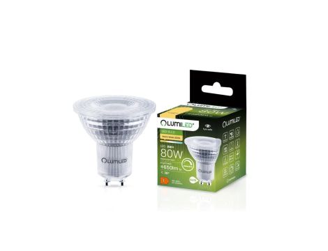 Żarówka LED GU10 8W = 80W 650lm 3000K Ciepła 36 Lumiled Ściemnialna