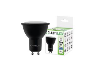 Żarówka LED GU10 6W = 60W 580lm 6500K Zimna 120 Czarna LUMILED