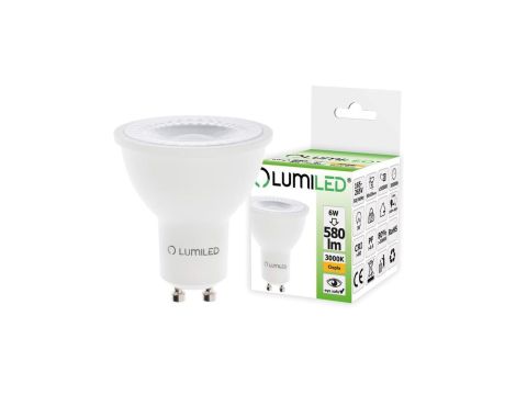 Żarówka LED GU10 6W = 60W 580lm 3000K Ciepła 36 LUMILED