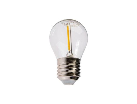 Żarówka LED E27 G45 1,3W 55lm 2700K Ciepła 360 Filament KOBI do Girlandy