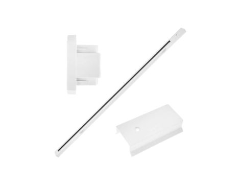 Szynoprzewód Biały Jednofazowy Aluminiowy Szyna Do Reflektorów Szynowych 100cm